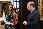 София – Връчване на ценни цигулки на именитите цигулари Лия Петрова и Светлин Русев