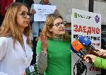 София - Протест на екоинспектори пред ИАОС