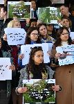 София - Протест на екоинспектори пред ИАОС