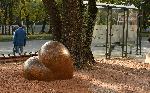 София - площад Вацлав Хавел - скулптура