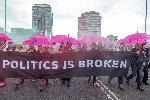 Лондон – Протест и контра протест