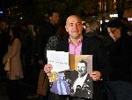 Пред Съдебната палата в София се провежда протест под наслов "Кой прегрупира главните прокурори 2.0"