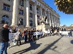 Протест пред Съдебна палата в София на  близки и роднини на убития Пейо Пеев