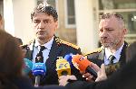 София- СДВР - брифинг за протеста пред Народният театър на 7 ноември - комисар Любомир Николов