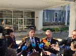София- СДВР - брифинг за протеста пред Народният театър на 7 ноември - комисар Любомир Николов