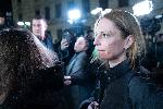 София - Протест и контрапротест пред Народния театър за постановката на Джон Малкович `Оръжията и човекът`