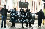 София - Народен театър `Иван Вазов` - протест `Свобода на словото, свобода на творчеството`