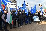 София - Протести пред сградата на парламента - ДПС-ново начало и Величие