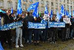 София - Протести пред сградата на парламента - ДПС-ново начало и Величие