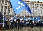 София - Протести пред сградата на парламента - ДПС-ново начало и Величие