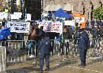 София - Протести пред сградата на парламента - ДПС-ново начало и Величие