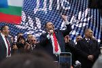 София - Привърженици на ДПС-Ново начало и Делян Пеевски пред парламента