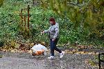 Варна  - Разходка с куче в хладното и дъждовно  време