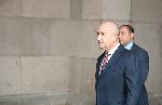 Президентът дава изявление пред медиите след клетвата на конституционните съдии