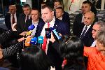 София - Среща на Делян Пеевски - хотел Маринела