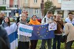 София- Руснаци-опозиционери - митинг в подкрепа на Украйна