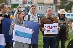 София- Руснаци-опозиционери - митинг в подкрепа на Украйна