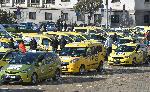 София  - Протест на таксиметрови шофьори - пл. Батенберг
