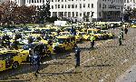 София  - Протест на таксиметрови шофьори - пл. Батенберг