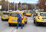 Варна  - Протест на таксиметровите шофьори