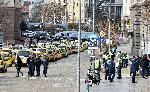 София  - Протест на таксиметрови шофьори - пл. Батенберг