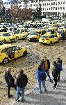 София  - Протест на таксиметрови шофьори - пл. Батенберг