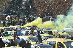 София  - Протест на таксиметрови шофьори - пл. Батенберг
