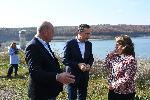 Бургас - Инспекция на язовири - министър Виолета Коритарова - МРРБ