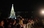 Запалиха светлините на Коледната елха на София