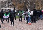 Сирийци се събраха зад Централната джамия в  София, за да изразят радостта си от падането от власт на Башар Асад