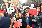 София – Протест на Продължаване промяната срещу ареста на Лъчезар Ставрев