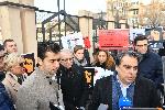 София – Протест на Продължаване промяната срещу ареста на Лъчезар Ставрев