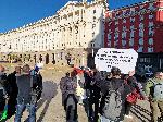 София - МС-протест на работници от Стамболийски - фалирал завод Монди