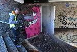 София - почистване - графити - подлез Орлов мост