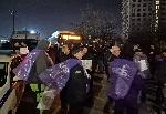 София - Протест на шофьори от градския транспорт