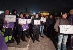 София - Протест на шофьори от градския транспорт