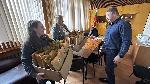 Хасково - Дарение борчета за пожарникарите