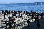 Бургас - Богоявление - вадене на кръста от морето