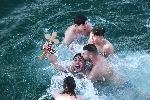 Бургас - Богоявление - вадене на кръста от морето