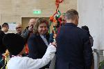 София - деца в парламента - поздрав за ромската нова година