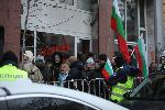 Сдружение „БОЕЦ” провежда протест пред сградата на Висшия съдебен съвет срещу избора на Борислав Сарафов за главен прокурор