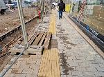 София - Ремонт ул Опълченска - имитация на тротоар