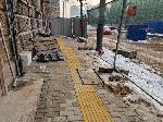 София - Ремонт ул Опълченска - имитация на тротоар