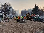 София - Ремонт ул Опълченска - имитация на тротоар