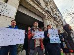 София - Протест на коалиция "За да остане природа в България " пред МОСВ
