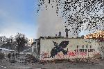 Варна - Пожар гори в бившето помощно училище