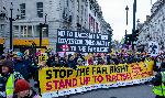 Лондон - Протест срещу крайно десните