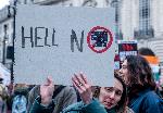 Лондон - Протест срещу крайно десните