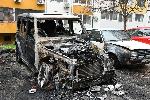 Бургас - изгорели автомобили-умишлен пожар