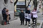 София - Протест на "Ангели на пътя" пред сградата на Висшия съдебен съвет
